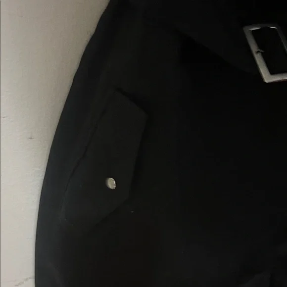 VENUS Black Mini Dress with Belt - Picture 5 of 6